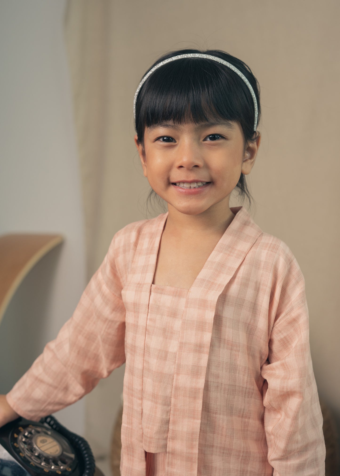 Miko Girls Kebaya - Peach