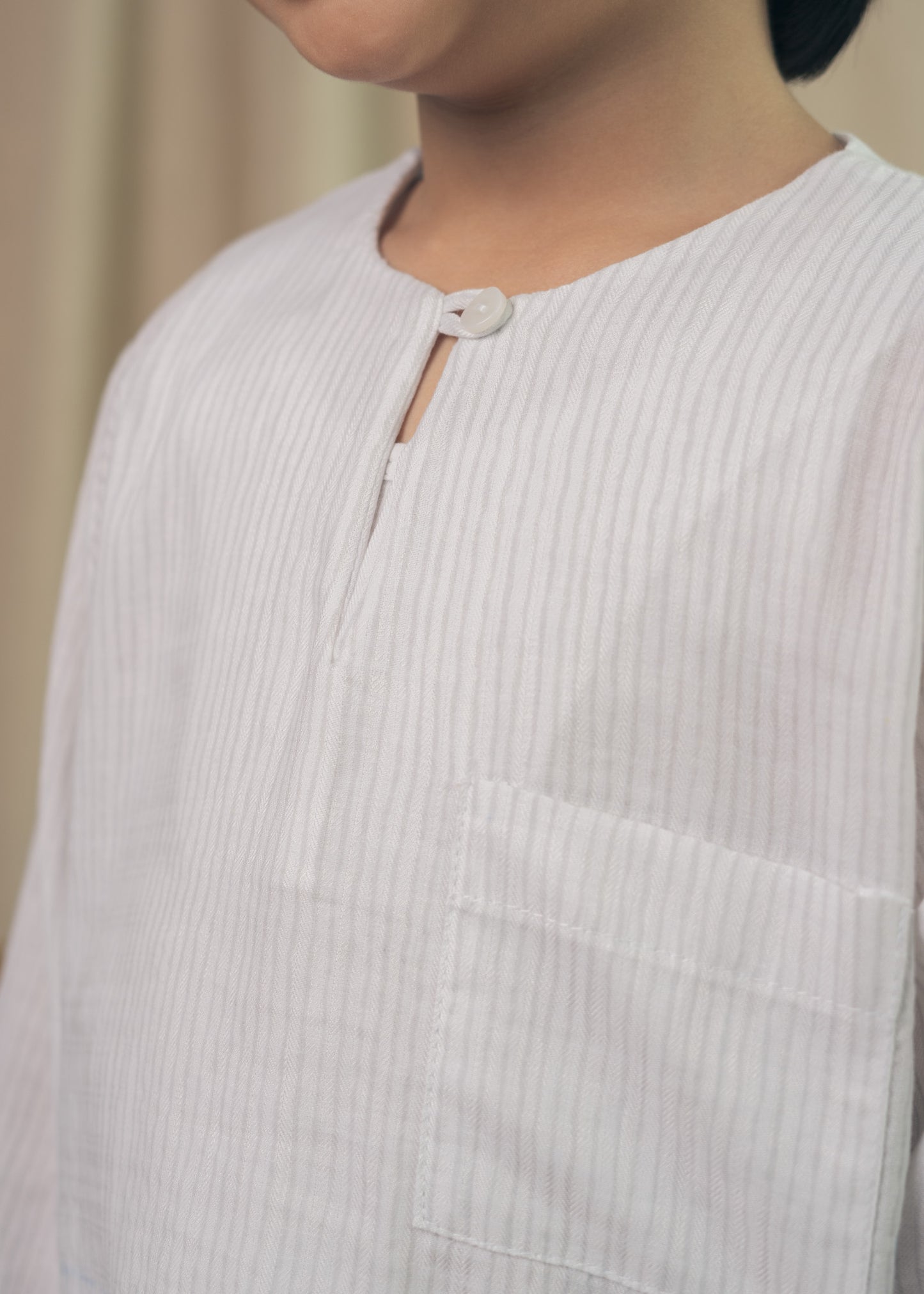 Miko Boys Baju Melayu - White