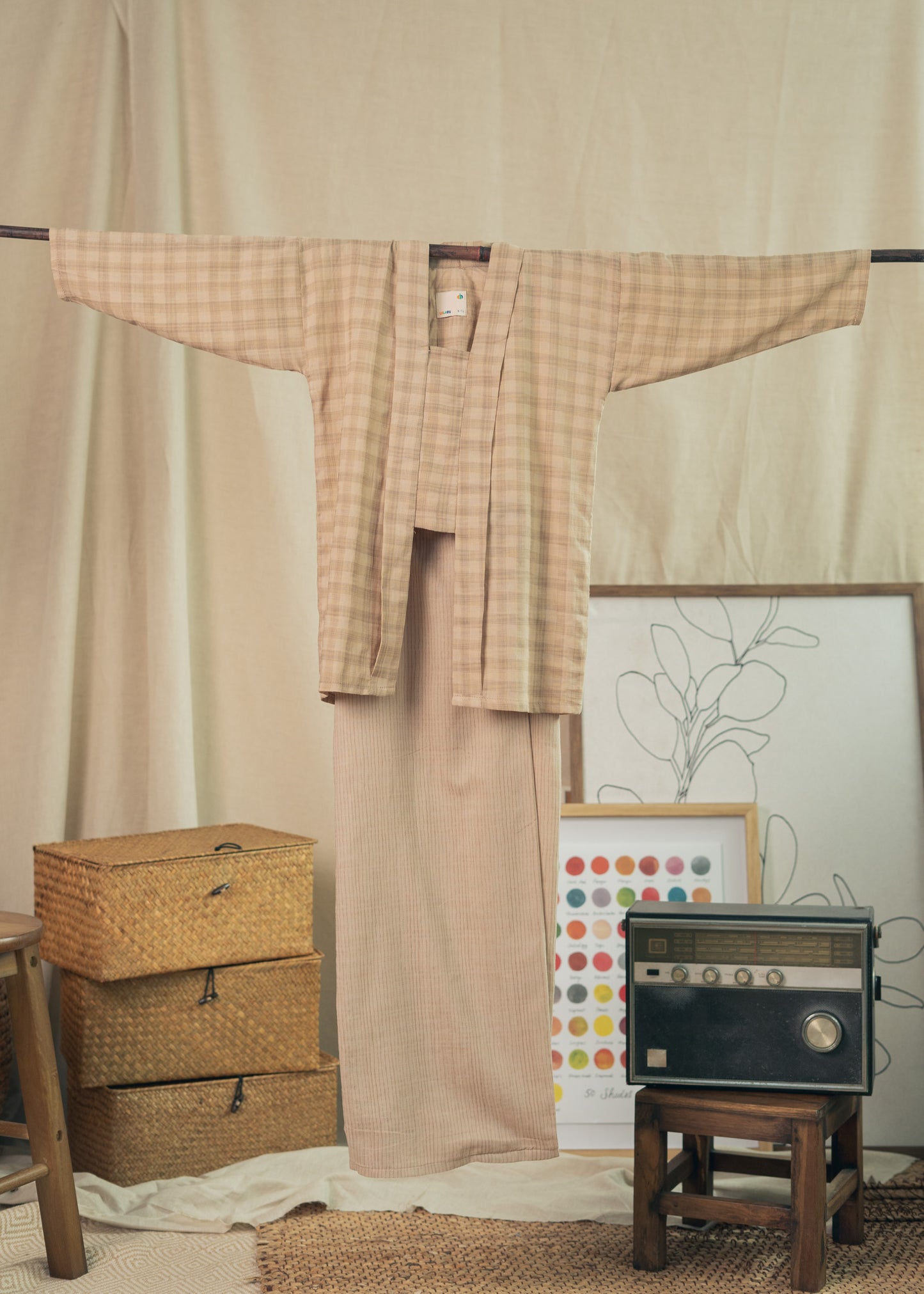 Miko Girls Kebaya - Brown